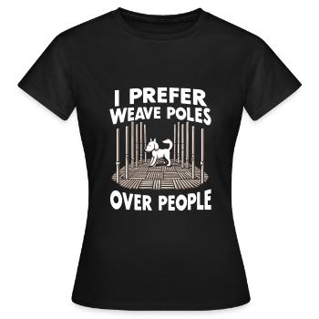 Agilité - T-shirt Femme - noir - Devant - AI Model Female 172 dark (172cm)