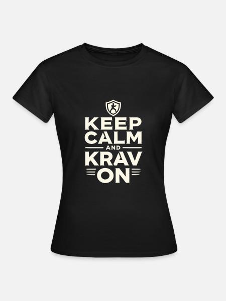 Krav Maga - Frauen T-Shirt - Schwarz