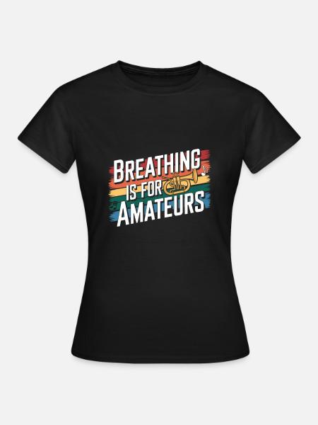 Sousaphone - Frauen T-Shirt - Schwarz