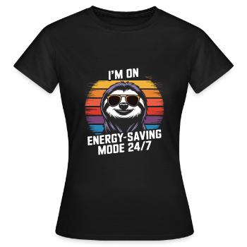 Humour de bureau - T-shirt Femme - noir - Devant - AI Model Female 172 dark (172cm)