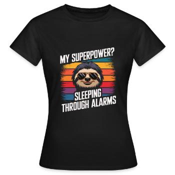 Humour de bureau - T-shirt Femme - noir - Devant - AI Model Female 172 dark (172cm)