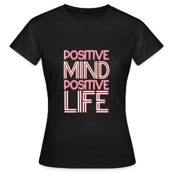 Motivation. - T-shirt Femme - noir - Devant - AI Model Female 172 dark (172cm)