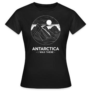 Antarctique - J’y étais - T-shirt Femme - noir - Devant - AI Model Female 172 dark (172cm)