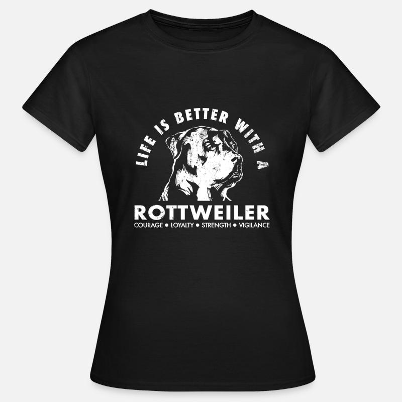 rottweiler - Women's T-Shirt - black