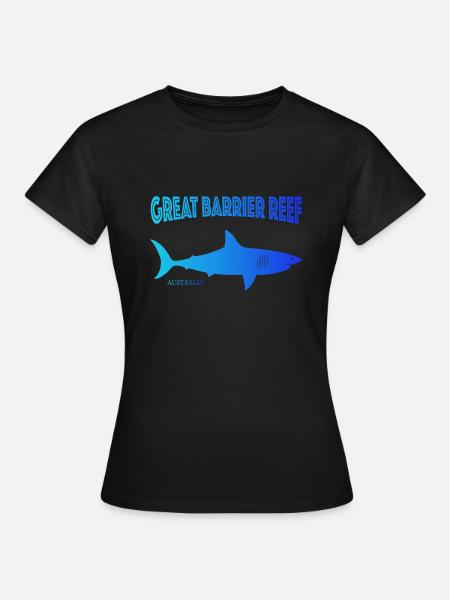 Great Barrier Reef - Frauen T-Shirt - Schwarz