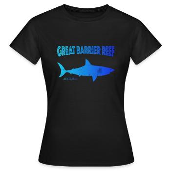 Great Barrier Reef - Frauen T-Shirt - Schwarz - Vorne - AI Model Female 172 dark (172cm)