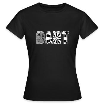 Dart,Graffiti,Painting,Dartboard,Darts - Women's T-Shirt - black - Front - AI Model Female 172 dark (172cm)
