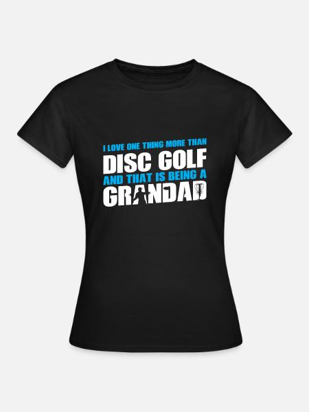 Discgolfer Discgolf Discgolfing Geschenk - Frauen T-Shirt - Schwarz