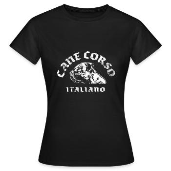 Cane Corso - T-shirt Femme - noir - Devant - AI Model Female 172 dark (172cm)