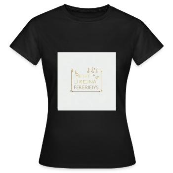 Lien clair - T-shirt Femme - noir - Devant - AI Model Female 172 dark (172cm)