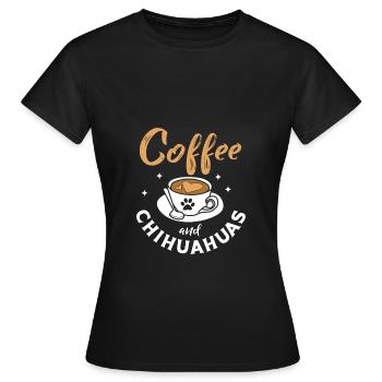 Chihuahua - T-shirt Femme - noir - Devant - AI Model Female 172 dark (172cm)