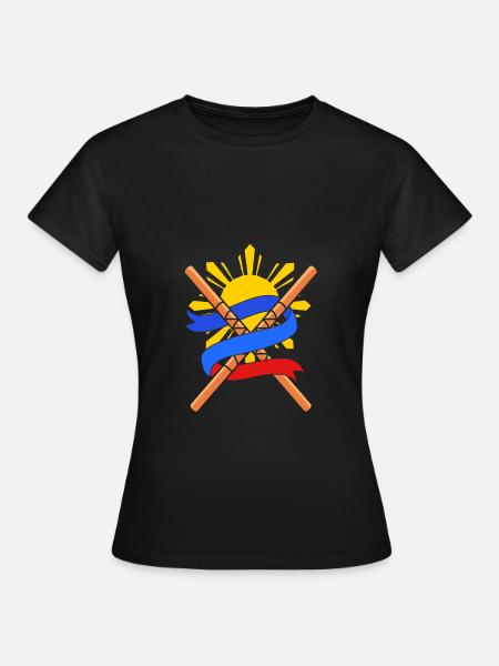 Philippinisch Philippinen - Frauen T-Shirt - Schwarz