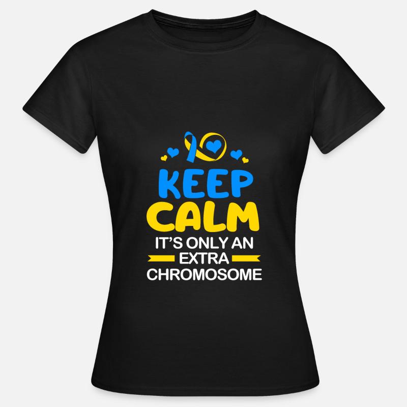 Down syndrome - Women's T-Shirt - black