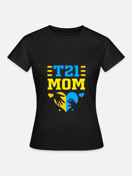 Down Syndrom - Frauen T-Shirt - Schwarz