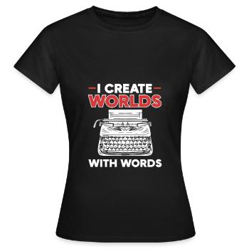 Autor - Frauen T-Shirt - Schwarz - Vorne - AI Model Female 172 dark (172cm)