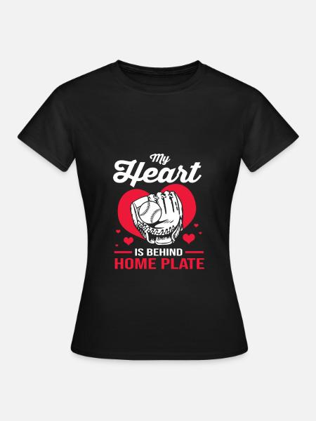 Baseball - Frauen T-Shirt - Schwarz