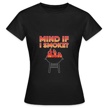 BBQ Grillkönig Grillmeister Grillzange - Frauen T-Shirt - Schwarz - Vorne - AI Model Female 172 dark (172cm)