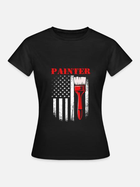Maler - Frauen T-Shirt - Schwarz