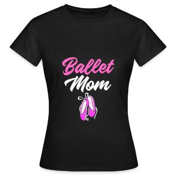 Ballet Ballet Dancer - Women's T-Shirt - black - Front - AI Model Female 172 dark (172cm)
