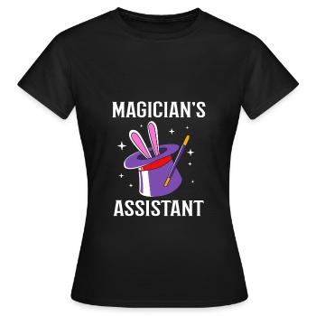 Sorcier - T-shirt Femme - noir - Devant - AI Model Female 172 dark (172cm)