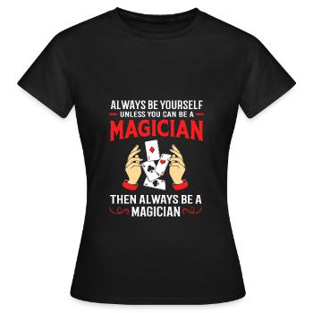 Sorcier - T-shirt Femme - noir - Devant - AI Model Female 172 dark (172cm)