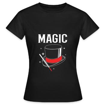 Sorcier - T-shirt Femme - noir - Devant - AI Model Female 172 dark (172cm)