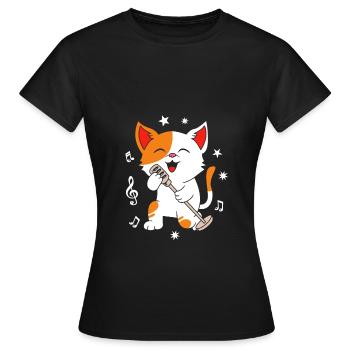 Karaoké - T-shirt Femme - noir - Devant - AI Model Female 172 dark (172cm)
