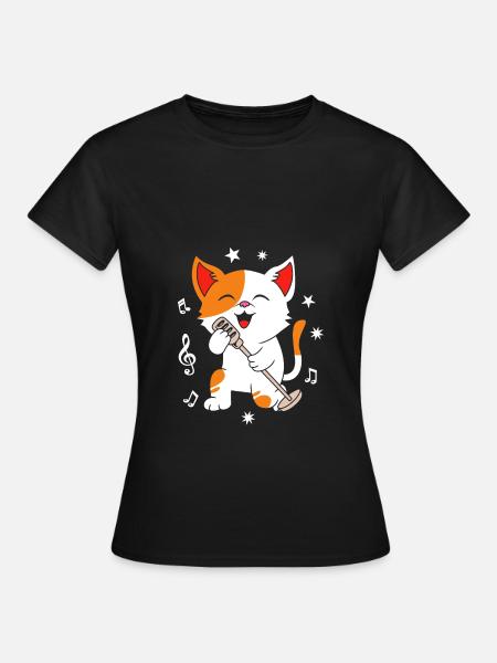Karaoke - Frauen T-Shirt - Schwarz