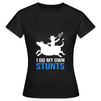Rodéo - T-shirt Femme - noir - Devant - AI Model Female 172 dark (172cm)