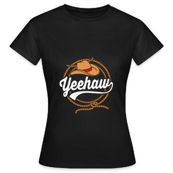 Rodeo - Frauen T-Shirt - Schwarz - Vorne - AI Model Female 172 dark (172cm)