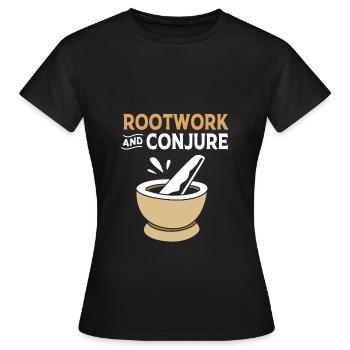 Voodoo - Women's T-Shirt - black - Front - AI Model Female 172 dark (172cm)