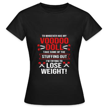 Voodoo - Women's T-Shirt - black - Front - AI Model Female 172 dark (172cm)
