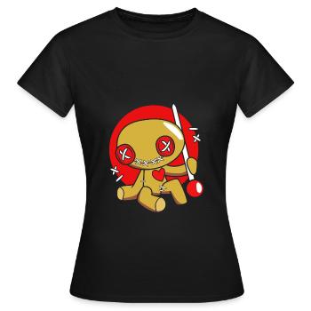 Voodoo Doll - Women's T-Shirt - black - Front - AI Model Female 172 dark (172cm)