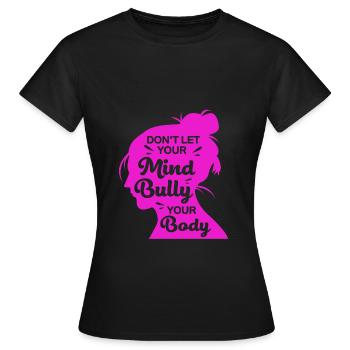 Positivité corporelle - T-shirt Femme - noir - Devant - AI Model Female 172 dark (172cm)