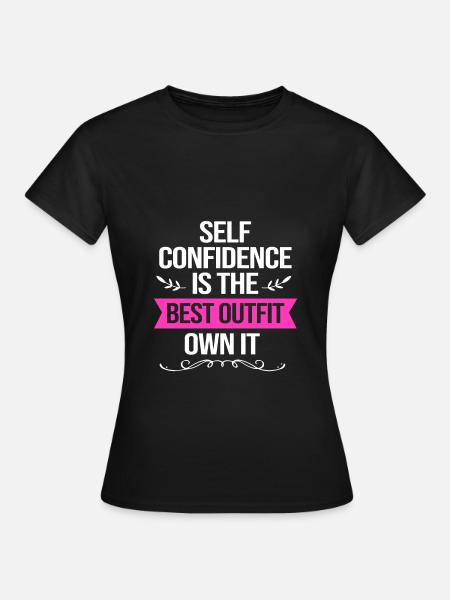 Body Positivity - Frauen T-Shirt - Schwarz