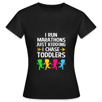 Kindergarten Education Educator Educator - Women's T-Shirt - black - Front - AI Model Female 172 dark (172cm)