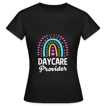 Kindergarten Education Educator Educator - Women's T-Shirt - black - Front - AI Model Female 172 dark (172cm)