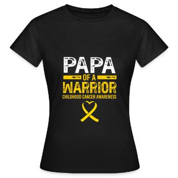 Cancer Child Cancer Survivor - Women's T-Shirt - black - Front - AI Model Female 172 dark (172cm)