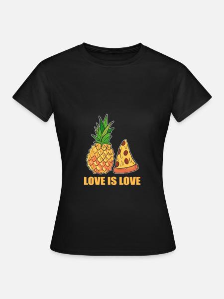 Ananas - Frauen T-Shirt - Schwarz