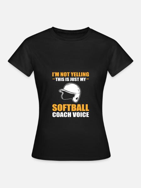 Softball Softball-Spieler - Frauen T-Shirt - Schwarz