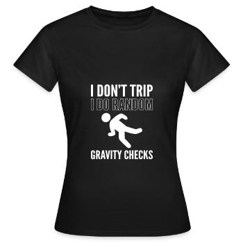 Gebrochenes Bein - Frauen T-Shirt - Schwarz - Vorne - AI Model Female 172 dark (172cm)