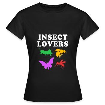 Heuschrecke - Frauen T-Shirt - Schwarz - Vorne - AI Model Female 172 dark (172cm)