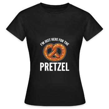 bretzel - T-shirt Femme - noir - Devant - AI Model Female 172 dark (172cm)