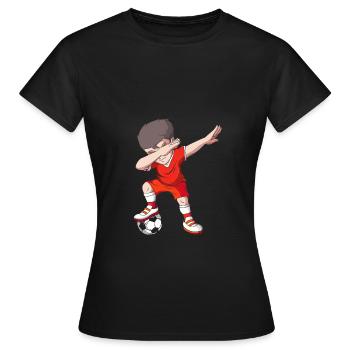 Pologne Polonais - T-shirt Femme - noir - Devant - AI Model Female 172 dark (172cm)