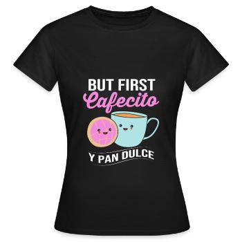 Latina Mutter - Frauen T-Shirt - Schwarz - Vorne - AI Model Female 172 dark (172cm)