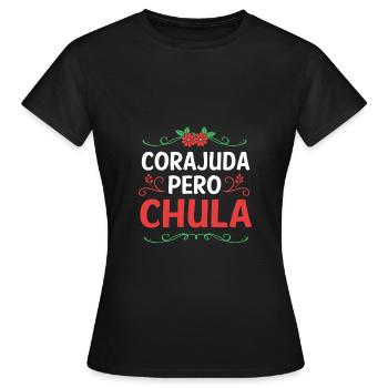 Latina Maman Latino - T-shirt Femme - noir - Devant - AI Model Female 172 dark (172cm)