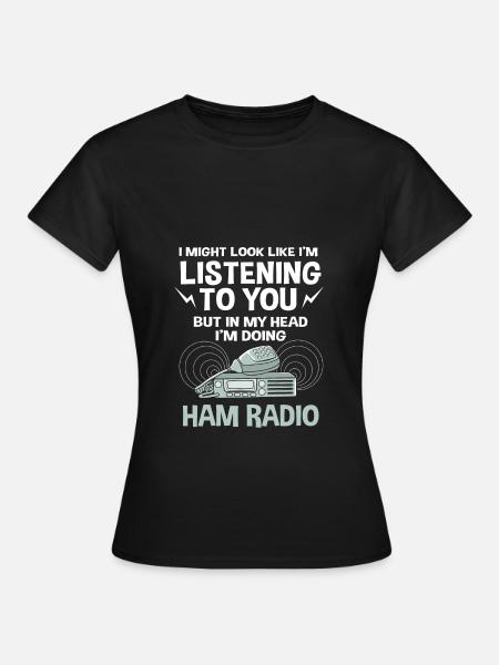 Amateurfunk Radio - Frauen T-Shirt - Schwarz