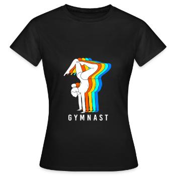 Athlétisme - T-shirt Femme - noir - Devant - AI Model Female 172 dark (172cm)