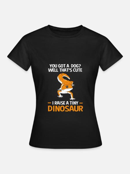 Leopard Gecko - Frauen T-Shirt - Schwarz