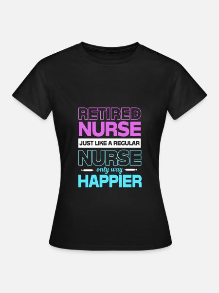 Pensioen voor verpleegkundigen - Vrouwen T-shirt - zwart